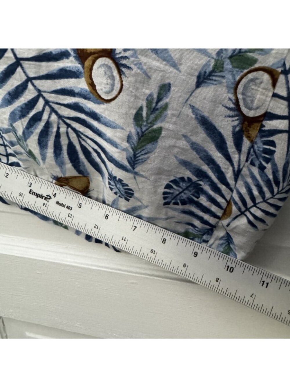 Womens XS Tropical Coconut Palm Print Cropped Pants Lined Resort Beach - Picture 10 of 13